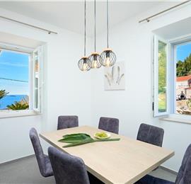 4 Bedroom Villa with Jacuzzi and Seaview in Orašac, Dubrovnik, Sleeps 9